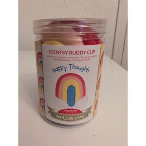 Scentsy Buddy Clip Happy Thoughts Amazon Rain Scented NEW